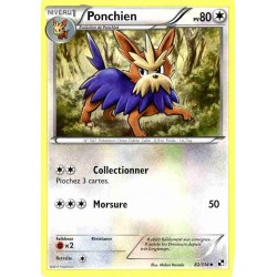Pokémon 82/114 Ponchien Peu commune Noir & Blanc Noir & Blanc