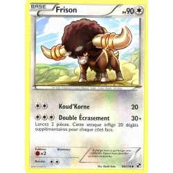 Pokémon 90/114 Frison Peu commune Noir & Blanc Noir & Blanc