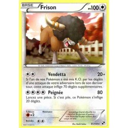 Pokémon 91/114 Frison Rare Noir & Blanc Noir & Blanc