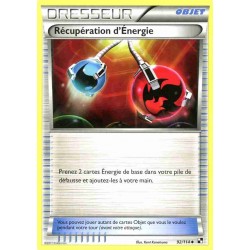'Pokémon 92/114 Récupération d''Énergie Peu commune Noir & Blanc Noir & Blanc'
