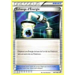 'Pokémon 94/114 Échange d''Énergie Peu commune Noir & Blanc Noir & Blanc'