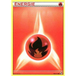Pokémon 106/114 Énergie Feu Commune Noir & Blanc Noir & Blanc