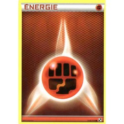 Pokémon 110/114 Énergie Combat Commune Noir & Blanc Noir & Blanc