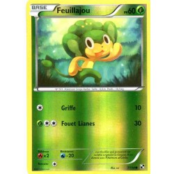 Pokémon 7/114 Feuillajou REVERSE Noir & Blanc Noir & Blanc