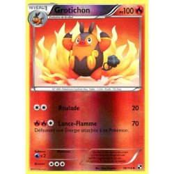 Pokémon 18/114 Grotichon REVERSE Noir & Blanc Noir & Blanc