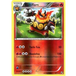 Pokémon 19/114 Roitiflam REVERSE Noir & Blanc Noir & Blanc