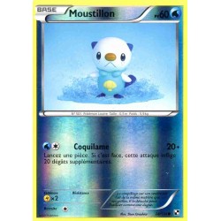 Pokémon 28/114 Moustillon REVERSE Noir & Blanc Noir & Blanc