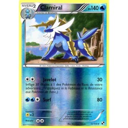 Pokémon 31/114 Clamiral REVERSE Noir & Blanc Noir & Blanc