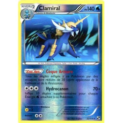 Pokémon 32/114 Clamiral REVERSE Noir & Blanc Noir & Blanc