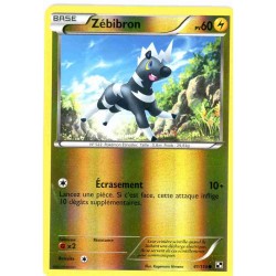 Pokémon 41/114 Zébibron REVERSE Noir & Blanc Noir & Blanc
