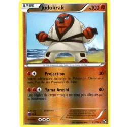 Pokémon 61/114 Judokrak REVERSE Noir & Blanc Noir & Blanc