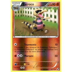 Pokémon 64/114 Escroco REVERSE Noir & Blanc Noir & Blanc