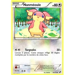 Pokémon 87/114 Nanméouïe REVERSE Noir & Blanc Noir & Blanc