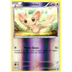 Pokémon 88/114 Chinchidou REVERSE Noir & Blanc Noir & Blanc