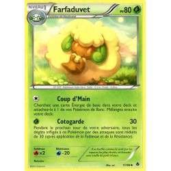 Pokémon 11/98 Farfaduvet Peu commune Noir & Blanc Pouvoirs Emergents