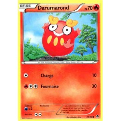 Pokémon 20/98 Darumarond Commune Noir & Blanc Pouvoirs Emergents