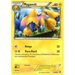 Pokémon 34/98 Mygavolt Peu commune Noir & Blanc Pouvoirs Emergents