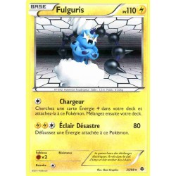 Pokémon 35/98 Fulguris Holographique rare Noir & Blanc Pouvoirs Emergents