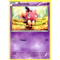 Pokémon 44/98 Scrutella Commune Noir & Blanc Pouvoirs Emergents