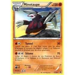 Pokémon 57/98 Minotaupe Rare Noir & Blanc Pouvoirs Emergents