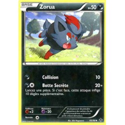 Pokémon 66/98 Zorua Peu commune Noir & Blanc Pouvoirs Emergents