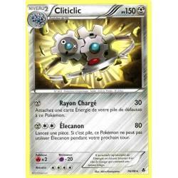 Pokémon 76/98 Cliticlic Rare Noir & Blanc Pouvoirs Emergents