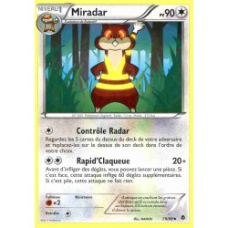Pokémon 79/98 Miradar Peu commune Noir & Blanc Pouvoirs Emergents
