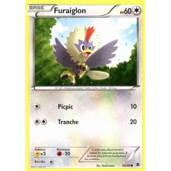 Pokémon 86/98 Furaiglon Commune Noir & Blanc Pouvoirs Emergents