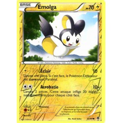Pokémon 32/98 Emolga Reverse Noir & Blanc Pouvoirs Emergents