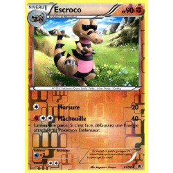 Pokémon 61/98 Escroco Reverse Noir & Blanc Pouvoirs Emergents