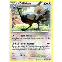 Pokémon 82/98 Déflaisan Reverse Noir & Blanc Pouvoirs Emergents