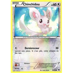 Pokémon 84/98 Chinchidou Reverse Noir & Blanc Pouvoirs Emergents