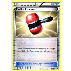 Pokémon 92/98 Maillet Écrasant Reverse Noir & Blanc Pouvoirs Emergents