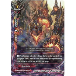 Buddyfight card D-BT01/0015EN Black Diadem, Zacrown  RR  Monster 