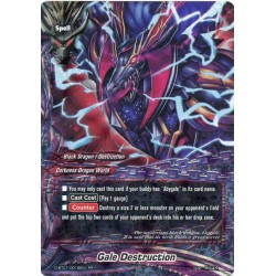 Buddyfight card D-BT01/0016EN Gale Destruction  RR  Spell 