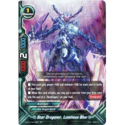 Buddyfight card D-BT01/0018EN Star Dragoner, Luminous Blue  RR  Monster 