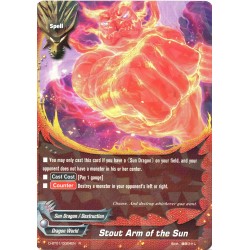 Buddyfight card D-BT01/0024EN Stout Arm of the Sun  R  Spell 