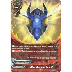 Buddyfight card D-BT01/0025EN Blue Dragon Shield  R  Spell 