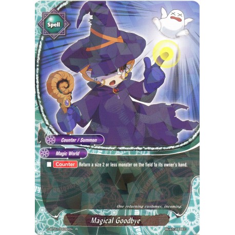 Buddyfight card D-BT01/0036EN Magical Goodbye  R  Spell 