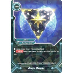 Buddyfight card D-BT01/0048EN Proto Barrier  R  Spell 