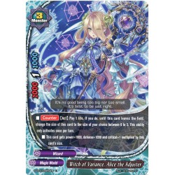 Buddyfight card D-BT01/0059EN Witch of Variance, Alice the Adjuster  U  Monster 