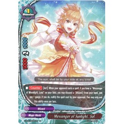 Buddyfight card D-BT01/0061EN Messenger of Sunlight, Sol  U  Monster 