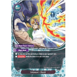 Buddyfight card D-BT01/0104EN Solomon's Shield  C  Spell 