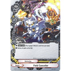 Buddyfight card D-BT01/0125EN Field Canceller  C  Spell 
