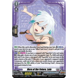 Vanguard_TCG_card_DZ-BT11_EX06EN_EX_Hero_of_the_Future_Lulu_Symphony_of_Might_Bloom
