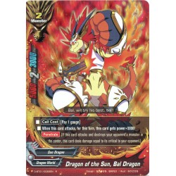 Buddyfight card Foil D-BT01/0022EN Dragon of the Sun, Bal Dragon  Foil /R  Monster 