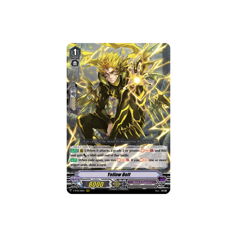 Vanguard_TCG_card_V-BT06_011EN_RRR_Yellow_Bolt_Phantasmal_Steed_Restoration