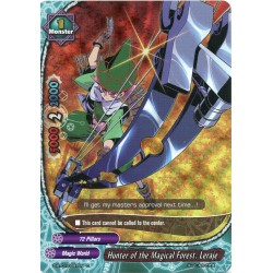Buddyfight card Foil D-BT01/0097EN Hunter of the Magical Forest, Leraje  Foil /C  Monster 