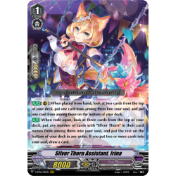 Vanguard_TCG_card_V-BT06_013EN_RRR_Silver_Thorn_Assistant_Irina_Phantasmal_Steed_Restoration