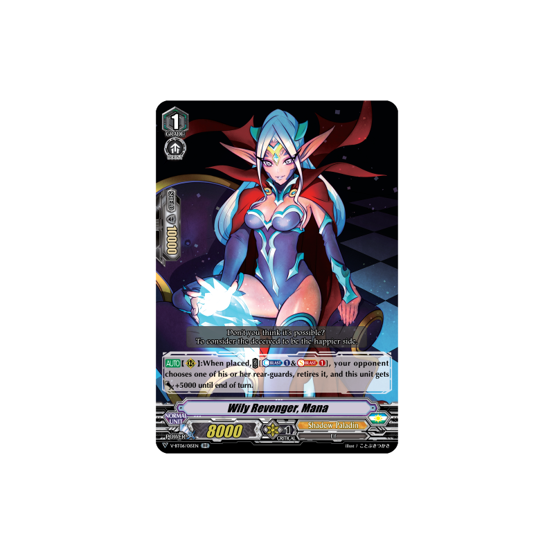 Vanguard_TCG_card_V-BT06_015EN_RR_Wily_Revenger_Mana_Phantasmal_Steed_Restoration